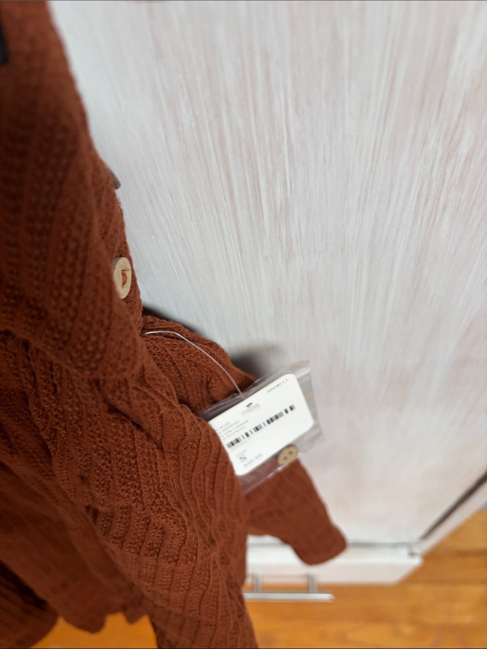 Free People Women's Rust Brown Tiered Mini Skort - Picture 2 of 8